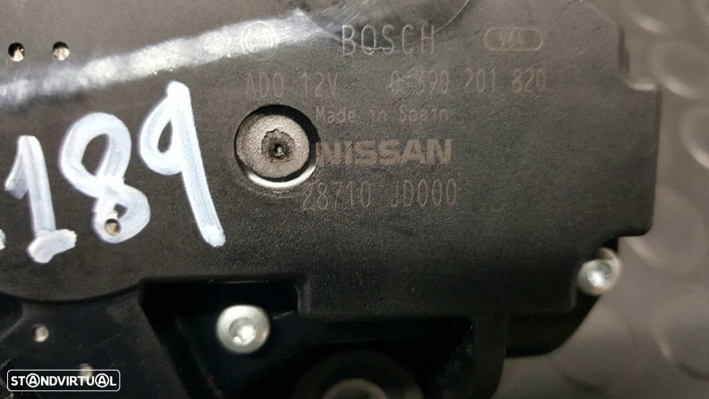 MOTOR LIMPA-VIDROS TRASEIRO NISSAN QASHQAI (J10) ACENTA - 6