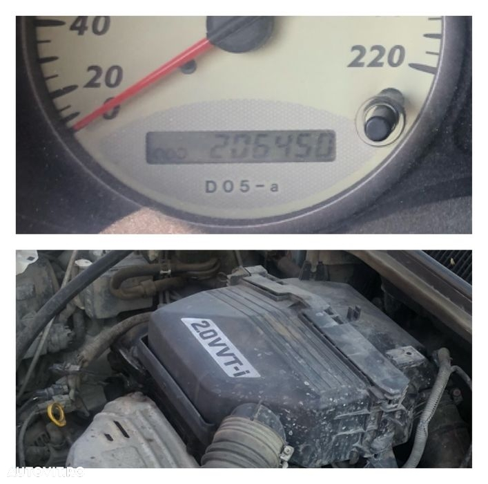 piese toyota rav 4 2001 motor cod 1AZ-FE benzină cutie manuala bara fata capota far aripa roti Haion luneta geam planetară diferențial grup cutie transfer dezmembrez model pe benzină 150 Hp - 8