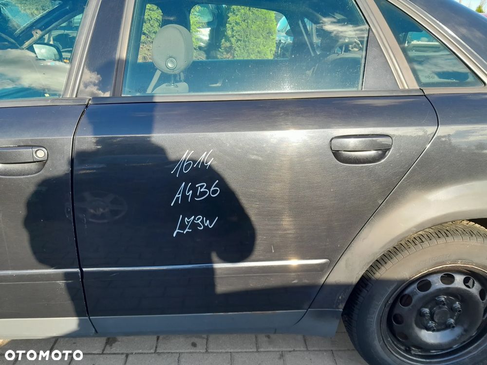AUDI A4 B6 DRZWI LEWE TYLNE LEWY TYŁ SEDAN KOLOR: LZ9W - 1