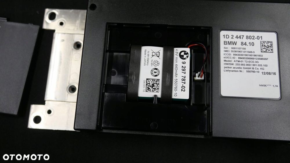 bmw f20 f21 f30 f31 lift sterownik moduł bluetooth telematik 2447802 - 3