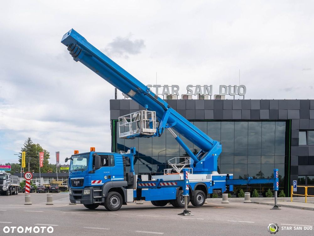 MAN TGS 26.360 6x2 Ruthmann T580 podnośnik koszowy 58 m - 9