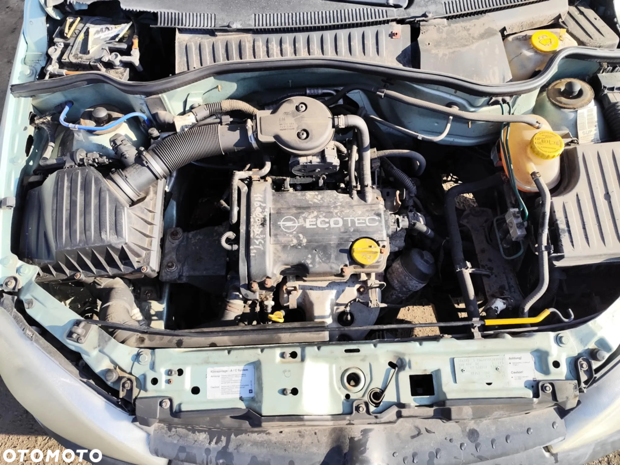 opel corsa c 1.0 z10xe silnik skrzynia sanki belka przód tył wahacz zacisk zwrotnica maglownica - 2