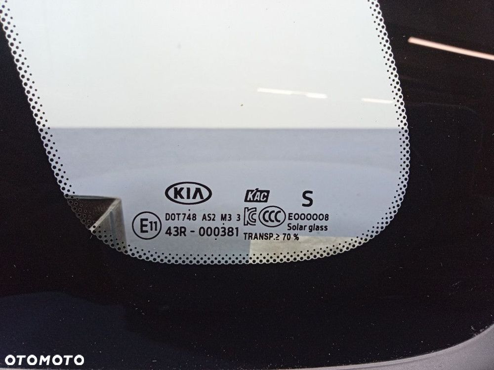 KIA OPTIMA IV JF SEDAN 15-20 SZYBA KAROSERYJNA TYŁ LEWA - 2