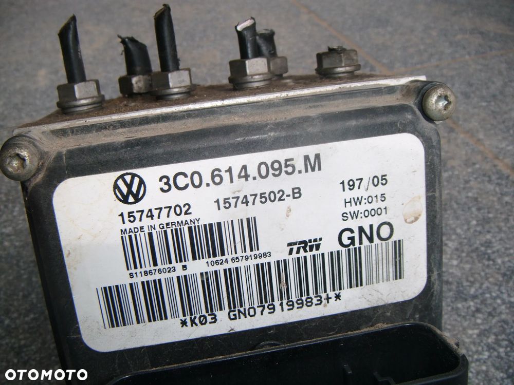 vw passat b6  pompa abs- sterownik abs 3c0614095m - 1