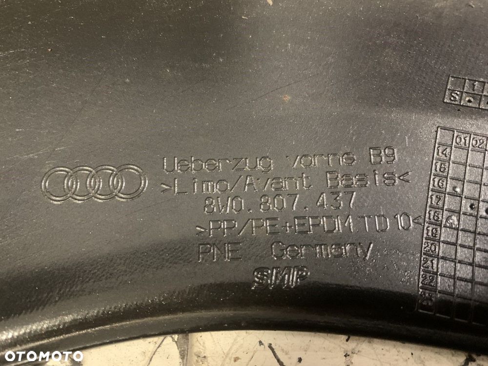 ŁADNY NIEUSZKODZONY ZDERZAK GRILL PRZEDNI PRZÓD AUDI A4 B9 S-LINE 15-19 4xPDC SPRYSKI 8W0807437 - 9