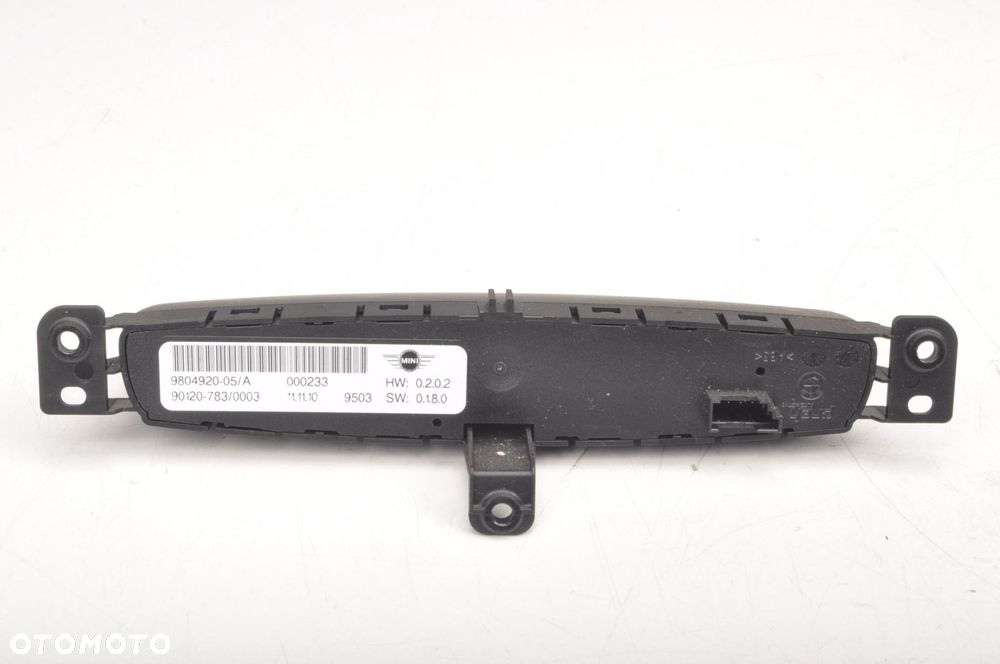 MINI R60 PANEL PRZEŁĄCZNIKÓW 9804920 - 4