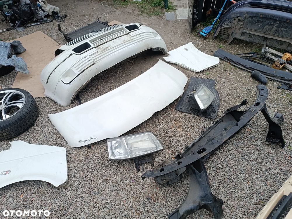 VW T5 2008R KOMPLETNY PRZÓD BIAŁY ZDERZAK LAMPY PAS CZOŁOWY BŁOTNIK MASKA