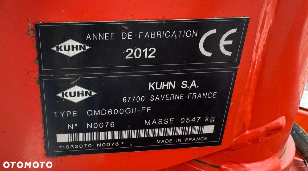 Kuhn KUHN GMD 600 GII - 2