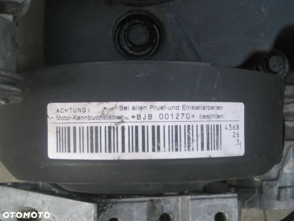 skoda octavia ii golf v touran seat 1,9tdi 105km silnik wtryski pompa symbol BJB - 7