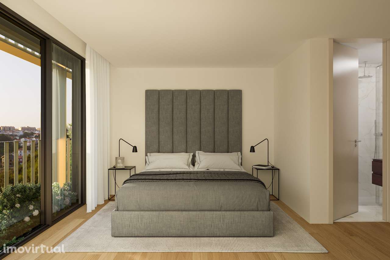 Excelente T1 c/ grande varanda, junto ao Mar e do rio Douro - Grande imagem: 3/9