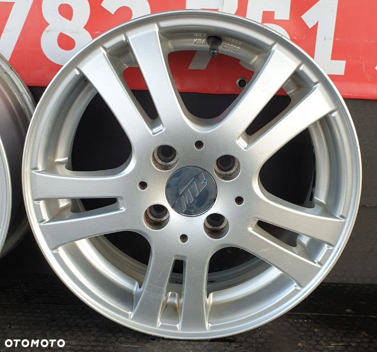 ALUFELGI FELGI ALUMINIOWE 14" 4X100 ET45 KBA47707 - 4
