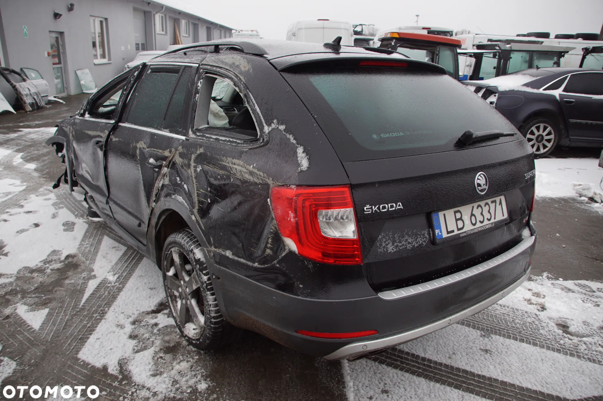 SKUP AUT MOTOCYKLI LIPNO 692324777 POJAZD NA CZĘŚCI SKODA SUPERB SCOUT 4X4 2.0 TDI 170 CFGB SKRZYNIA AUTOMAT PQS 2014R STACJA DEMONTAŻU POJAZDÓW AUTOSTROISZ LIPNO BOREK 14A ZŁOMOWANIE KASACJA ZŁOM ZŁOMOWISKO - 11