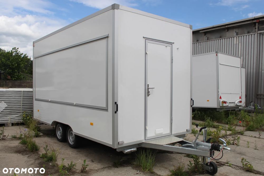 Esselmann Karello 4 m  wzmocniona przyczepa GASTRONOMICZNA handlowa sklep bar