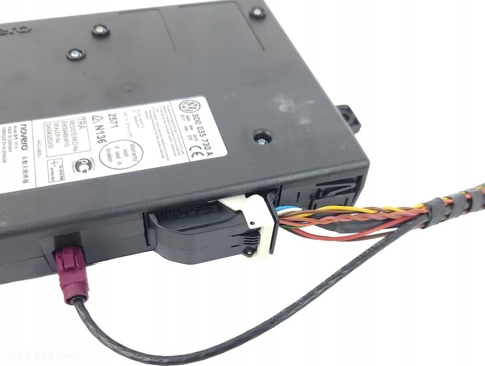 VW PHAETON II LIFT MODUŁ STEROWNIK TELEFONU BLUETOOTH 3D0035730A - 2