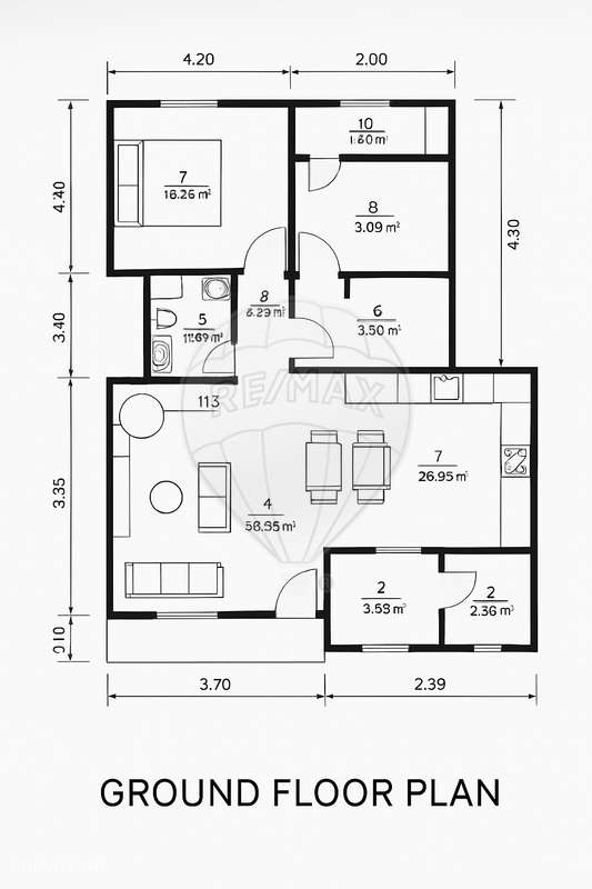 Moradia T2 para venda - Grande imagem: 3/15
