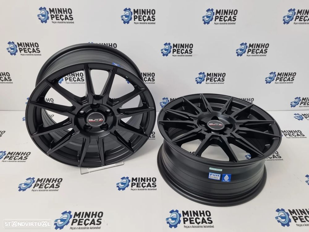Jantes BUTZI Odin II em 16 (5x100) Preto Matte - 4