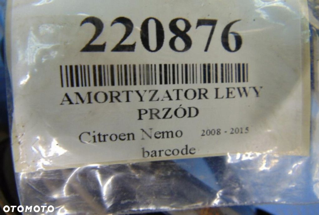 CITROEN NEMO 1.4TDCI AMORTYZATOR LEWY PRZÓD 315125 - 11
