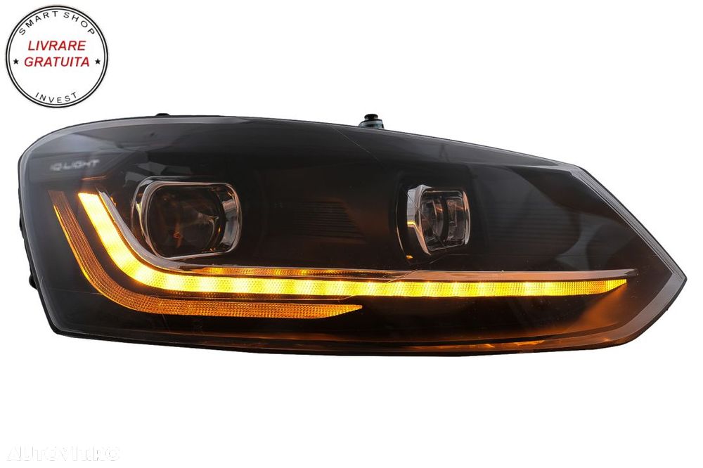 Faruri LED VW Polo 6R 6C (2010-2017) Semnalizare Dinamica- livrare gratuita - 4