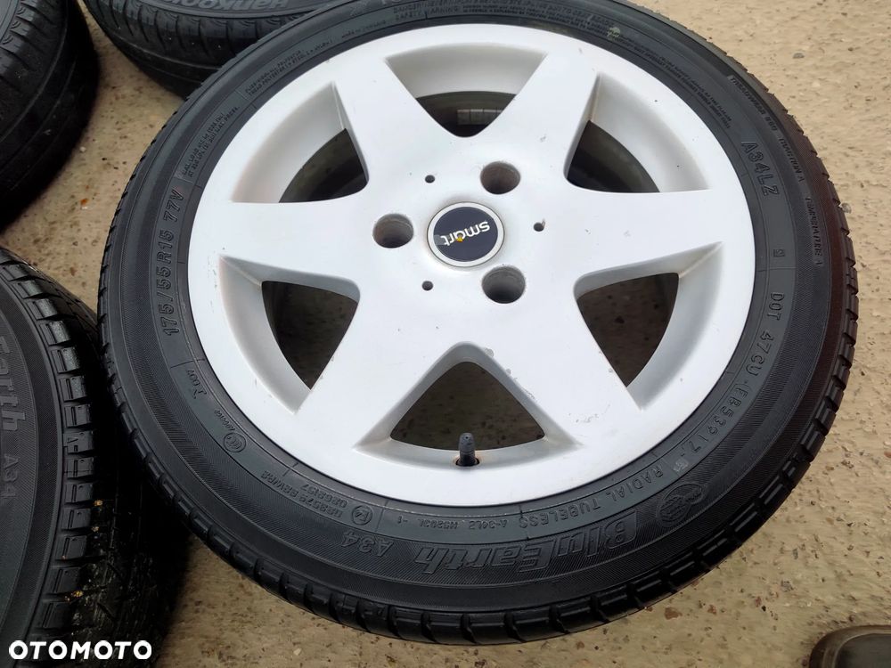 3x112 Felgi Alumniowe Alufelgi Oryginalne 15 Koła Letnie Lato SMART Fortwo I W450 1 II W451 2 Legnica ALU-RAD 5mm 155/60 175/55 - 9