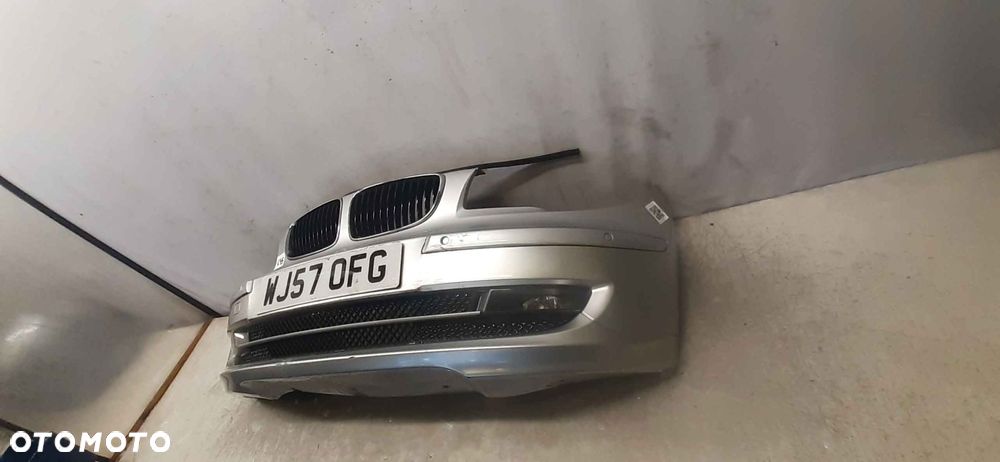 ! ZDERZAK PRZÓD PRZEDNI BMW E87 SERIA 1 I TITANSILBER SREBRNY PDC CZUJNIKI HALOGENY - 3