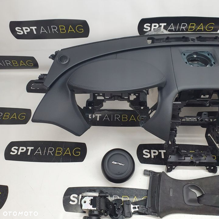 JAGUAR X761 F-PACE DESKA ROZDZIELCZA KONSOLA KOKPIT PULPIT PODUSZKI AIRBAG AIR BAG PASY KIT SET - 2
