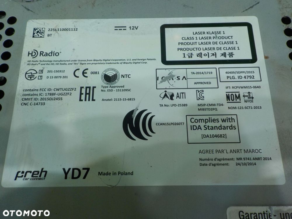 ALHAMBRA II LIFT 2.0 TDI 17r 5D radio nawigacja 7N5035200C - 5