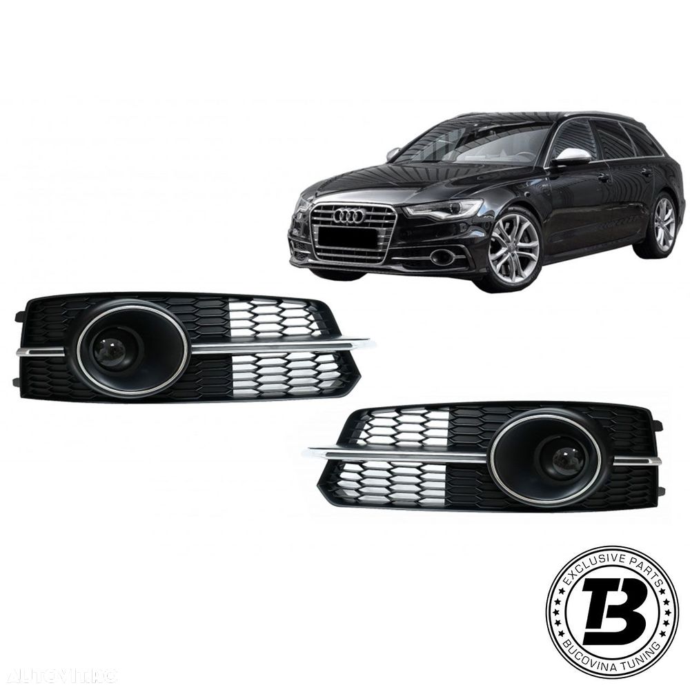 Grile Laterale compatibile cu Audi A6 C7 4G Facelift - 1