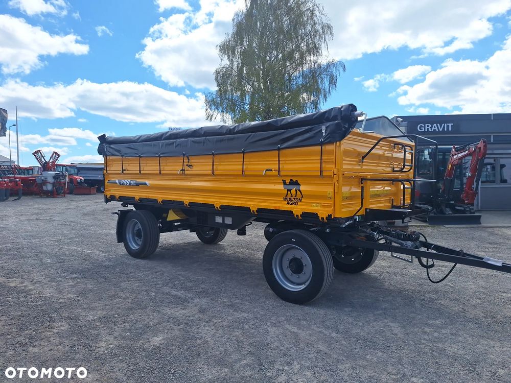 Wielton Przyczepa rolnicza burtowa PRS-2/W9 LONG, 9 ton, nowa, gwarancja 24 m-ce! - 1