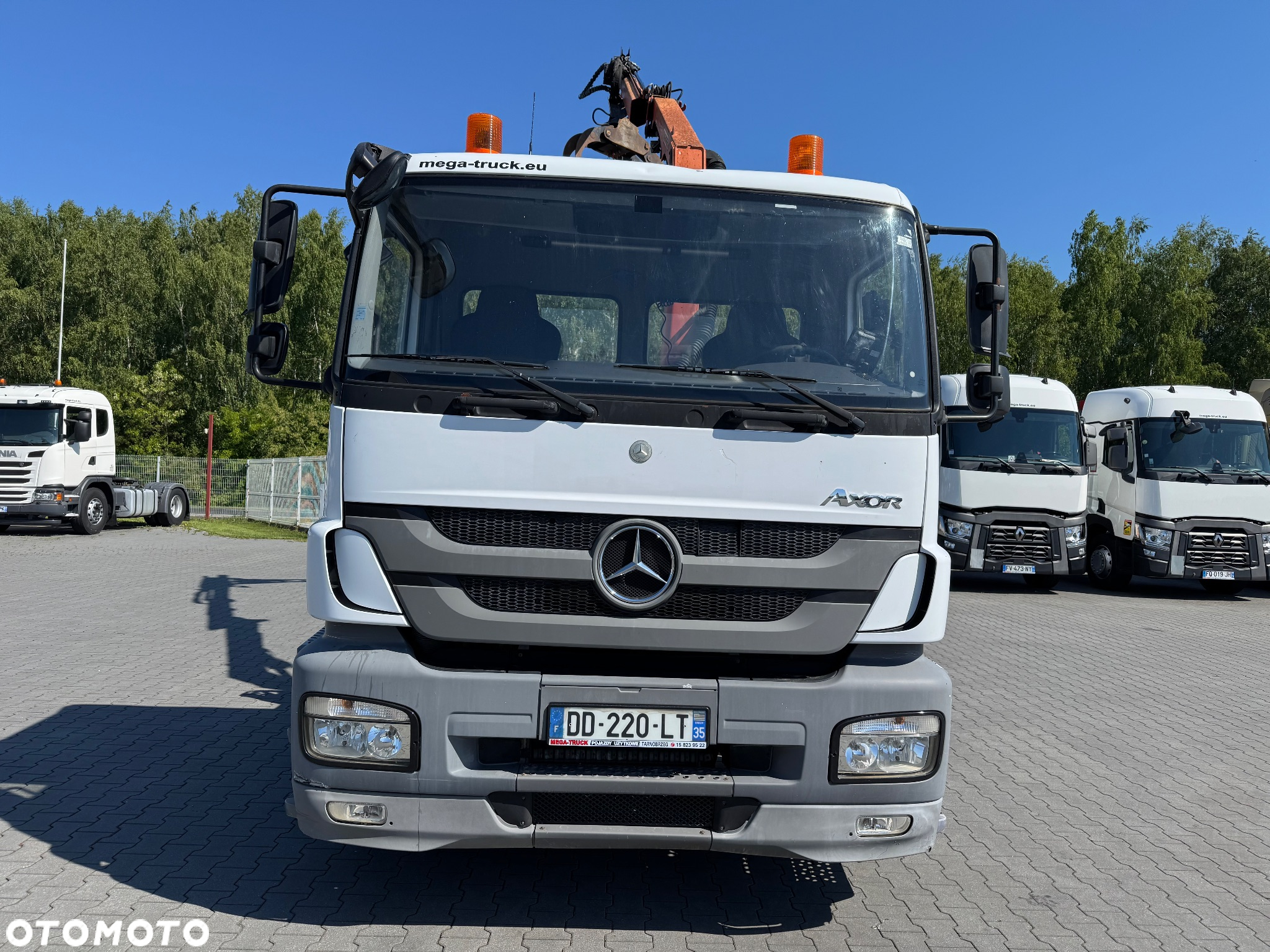 Mercedes-Benz AXOR 2533 6x2 podnoszona/skrętna Dżwig Palfinger Hwytak Rotator - 3