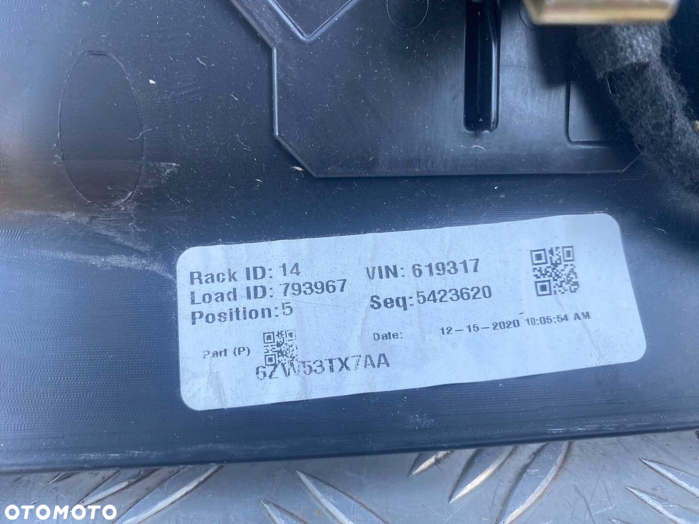 JEEP WRANGLER JL PLASTIK DACH NAD SZYBE PRZÓD OSŁONA 6ZW53TX7AA - 8