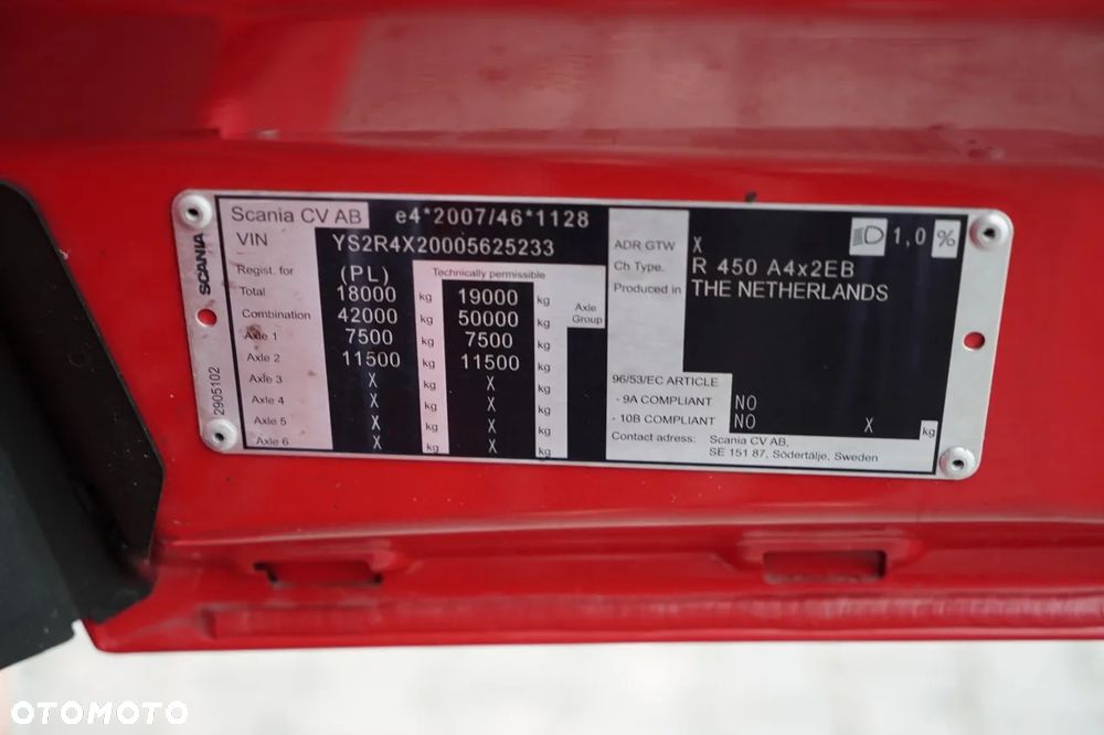 Scania R 450 / MEGA / LOWDECK / 2021 ROK / PO KONTRAKCIE SERWISOWYM - 37