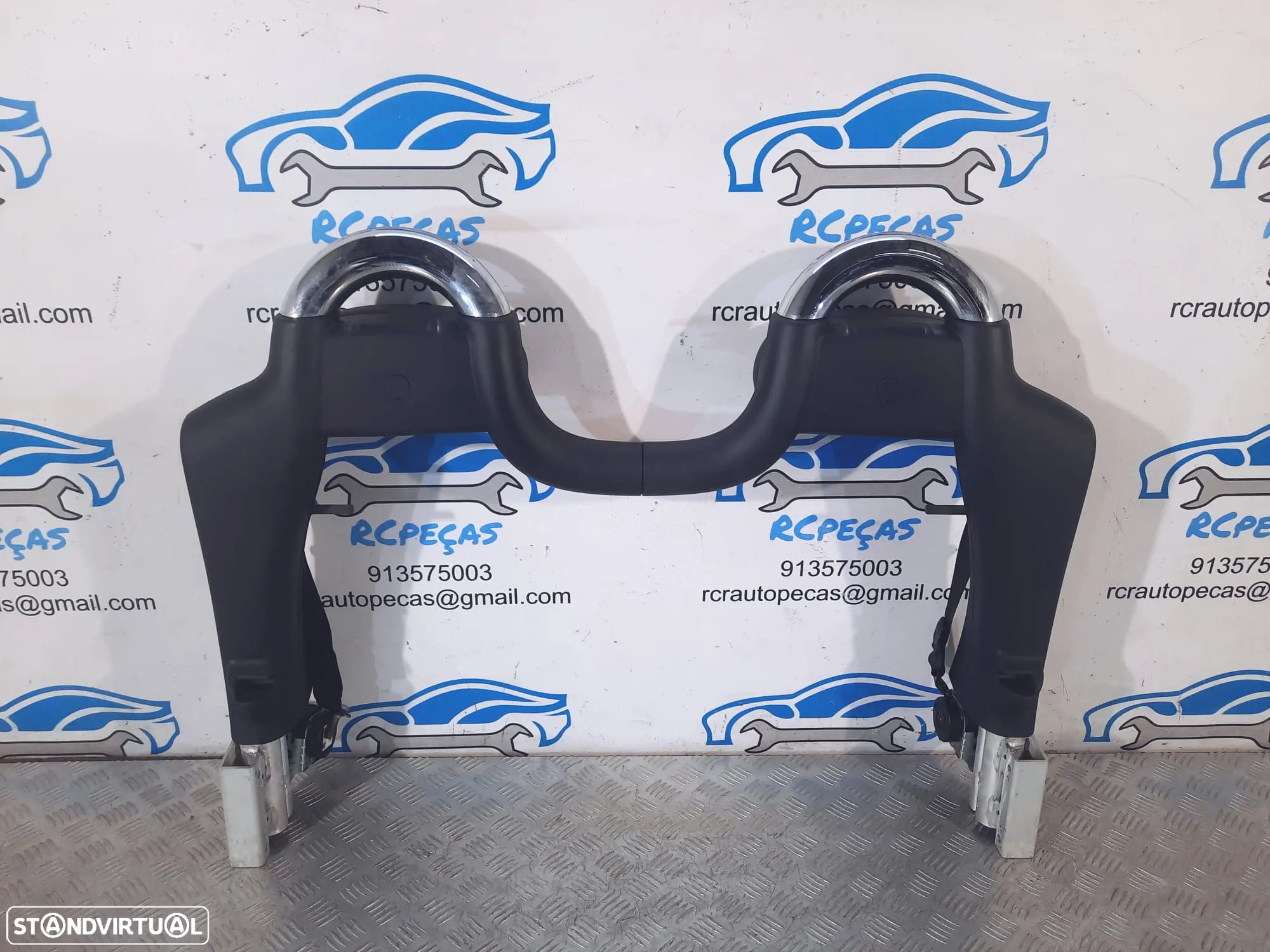 BARRAS ANTICAPOTAMENTO PROTEÇÃO MINI COOPER S R52 CABRIO 54607117905 7117905 ROLL BAR ROLLOVER DEFLETOR VENTO ANTI-CAPOTAMENTO - 2