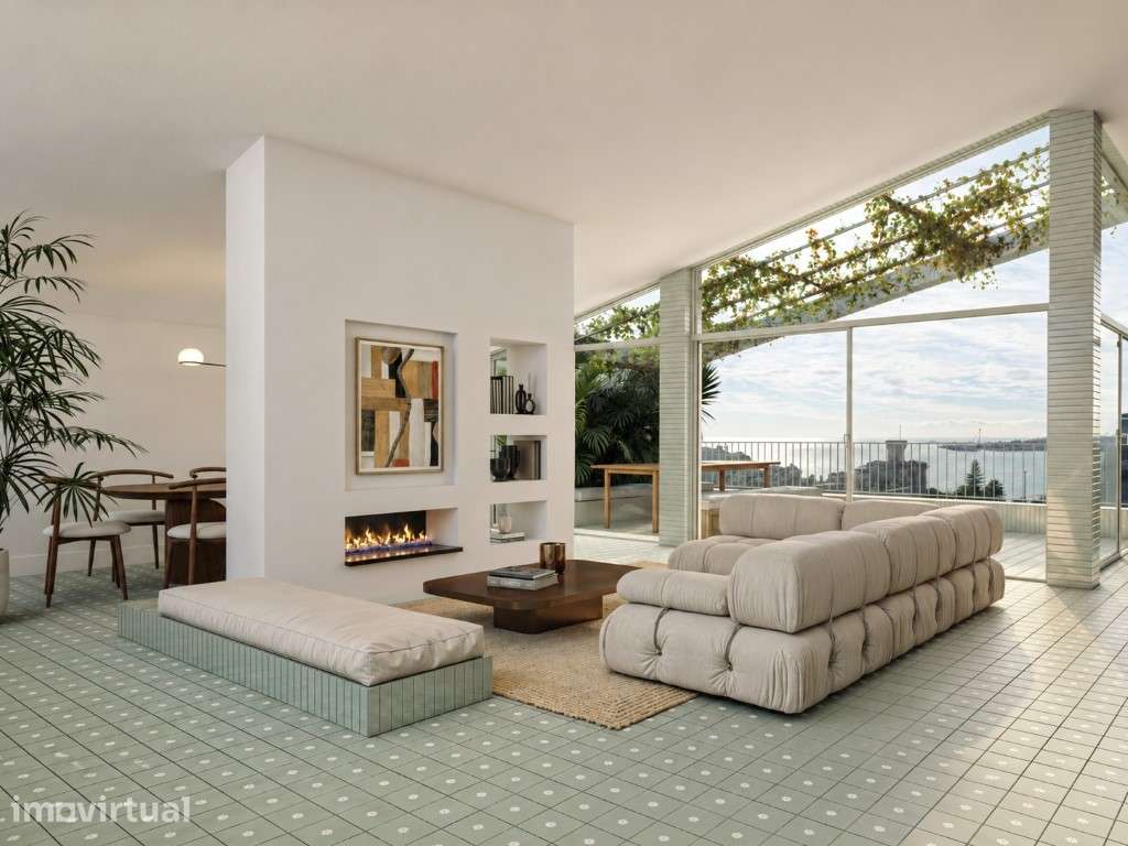 Apartamento T3 duplex com Terraço e Vista Mar no Estoril - Grande imagem: 2/7