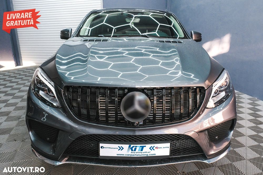 Grila Centrala Mercedes GLE Coupe C292 (2015-2018) GLE W166 SUV (2015-2018) GT-R P- livrare gratuita - 10