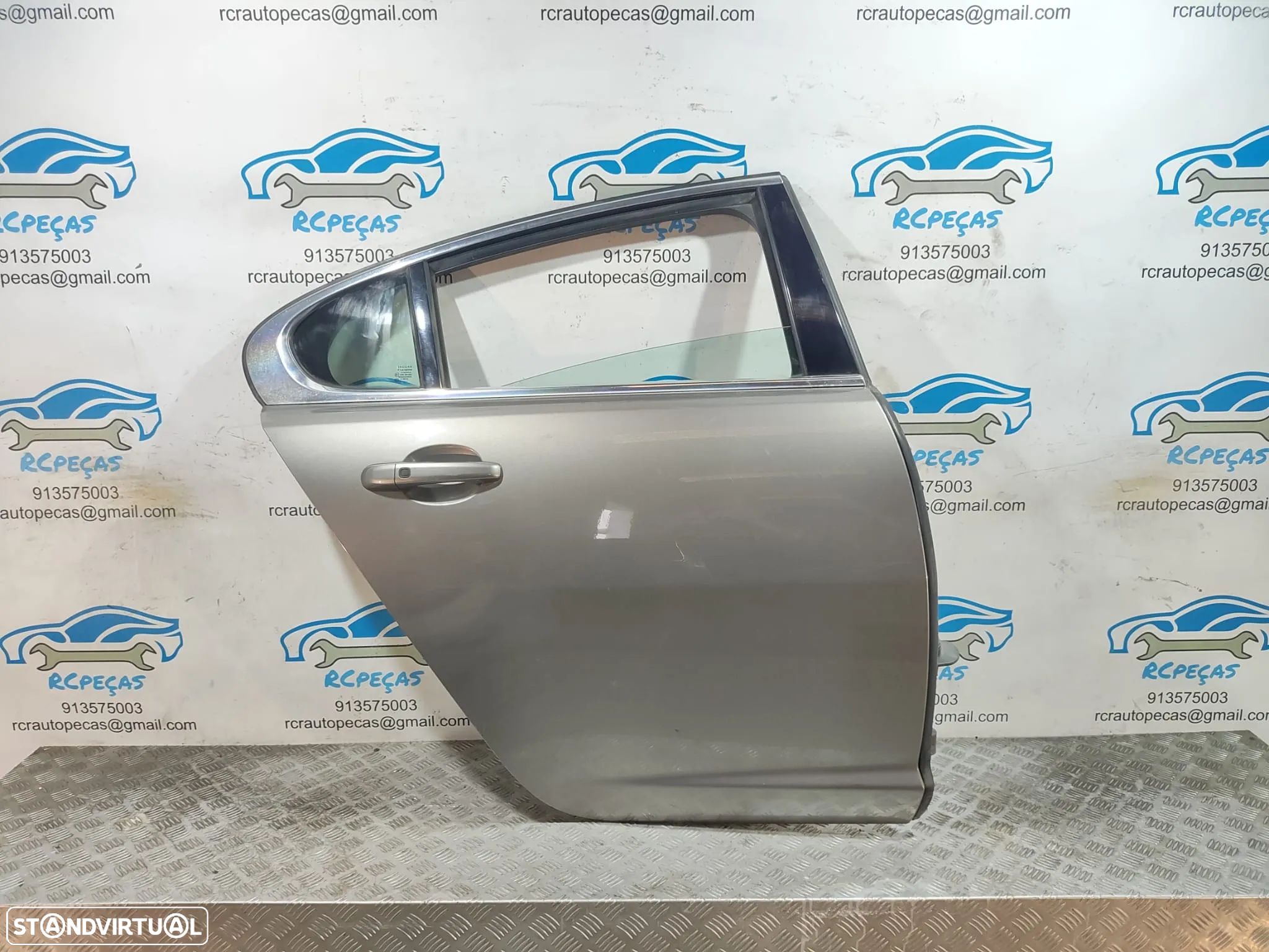 Porta Traseira Direita JAGUAR XF 1 MK1 X250 Fecho Elevador Motor Puxador Vidro - 1