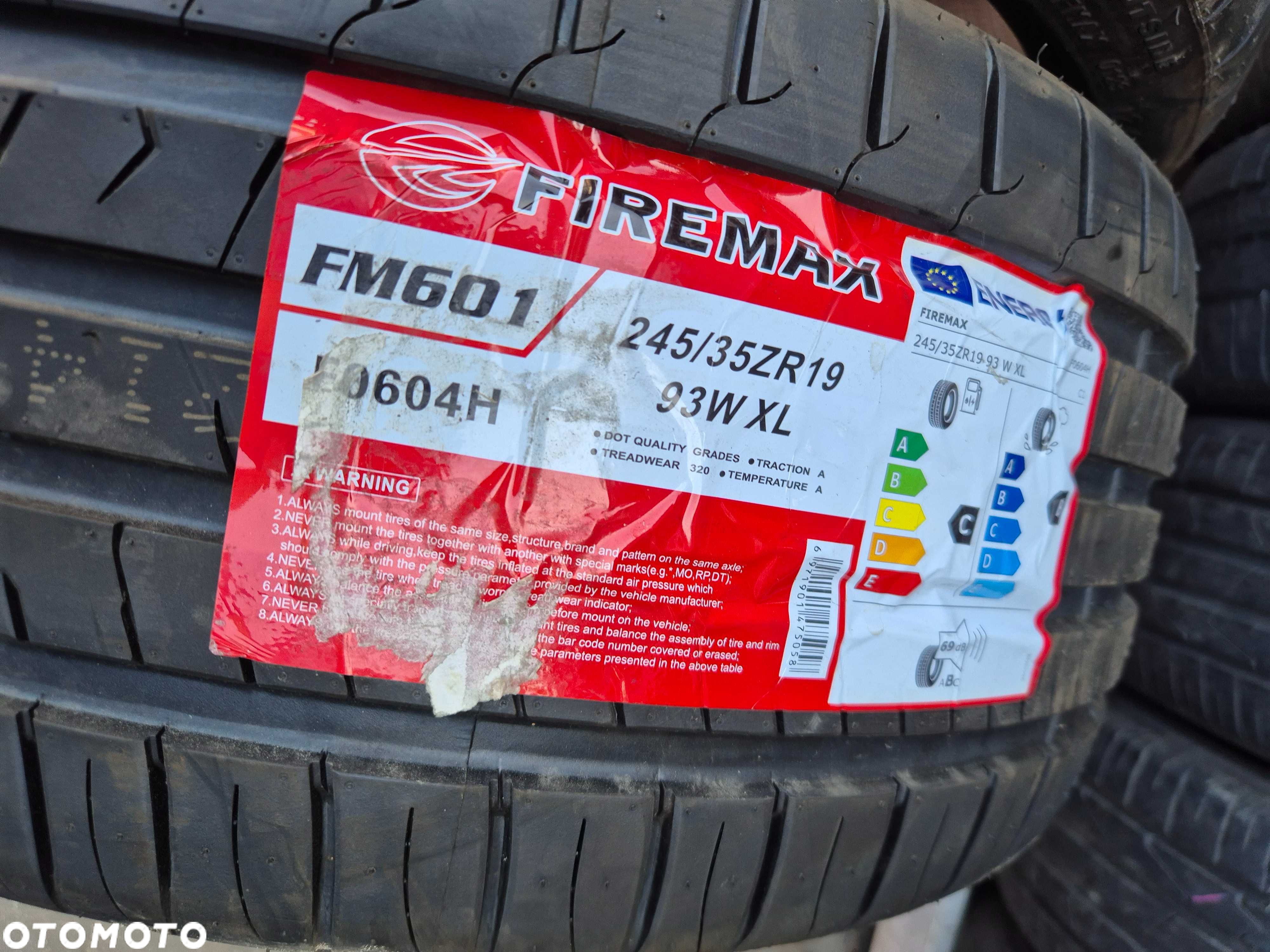 Firemax FM601 245/35r19 93W Wzmocnienie XL Rant N3068 - 4