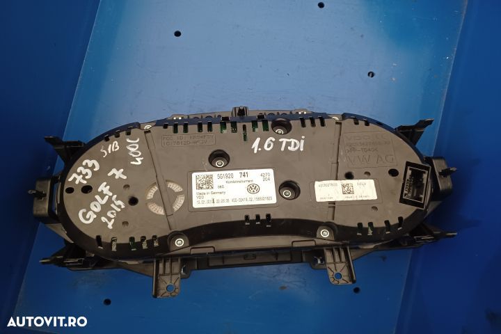 Ceasuri bord 5G1920741 Volkswagen VW Golf 7 [2012 - 2017] Variant wag - 1