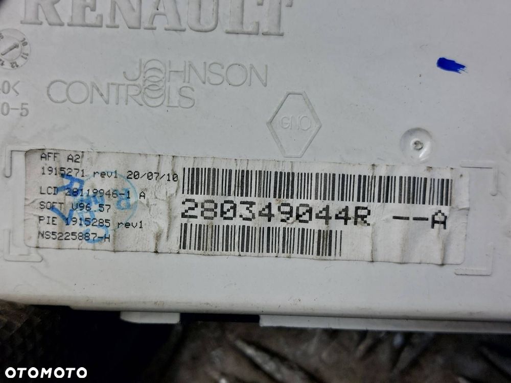 RADIO ODTWARZACZ  RENAULT MEGANE III 281150030R 280349044R - 5
