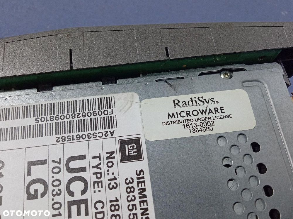 OPEL ZAFIRA B 05- RADIO OEM FABRYCZNE CD70 NAVI NAWIGACJA 13188465 - 9