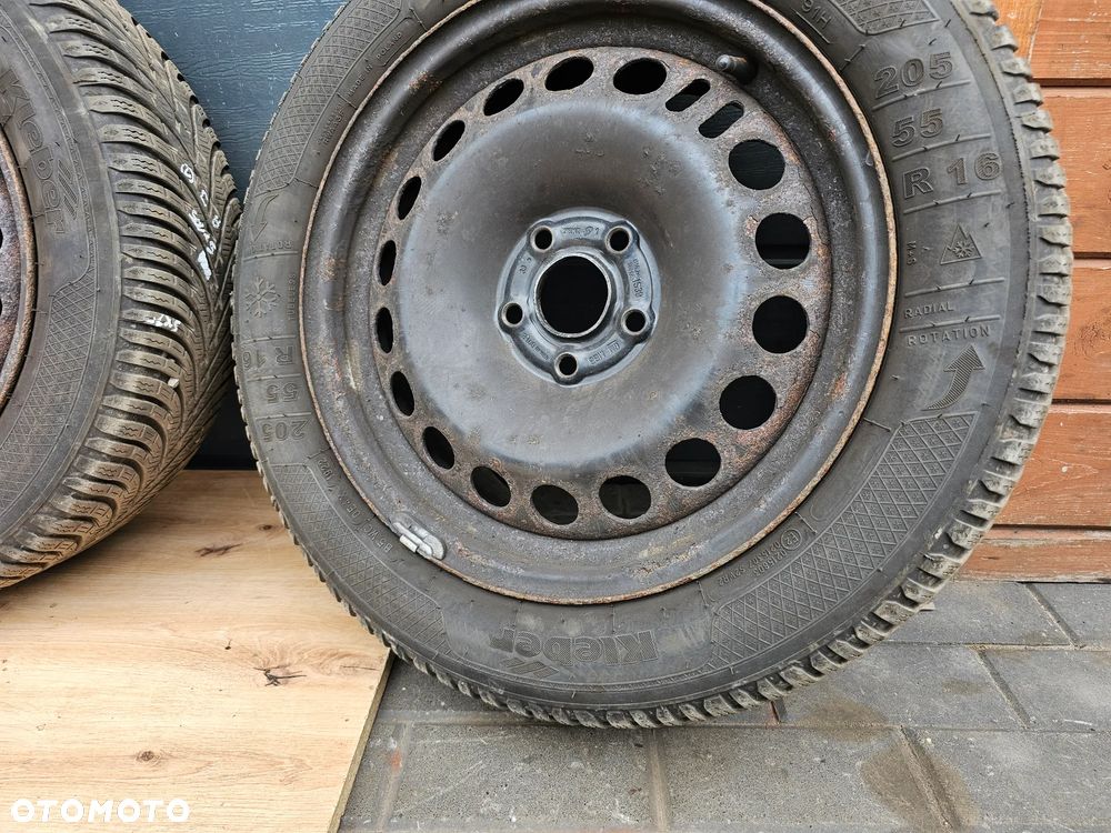 KOŁA FELGI STALOWE OPONY ZIMOWE 205/55 R16 OPEL ASTRA J K MOKKA 5x105 6,5J ET39 - 5
