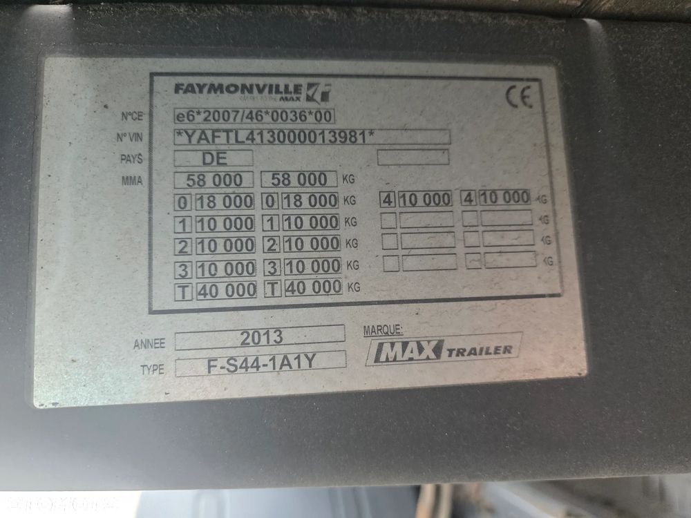 Faymonville Niskopodwoziowa 4 Osiowa Rozciągana 58000 kg Najazdy - 16