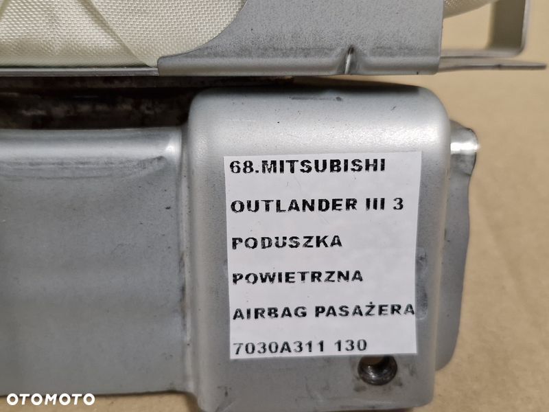 mitsubishi outlander iii 3 poduszka powietrzna airbag pasażera 7030a311 - 5