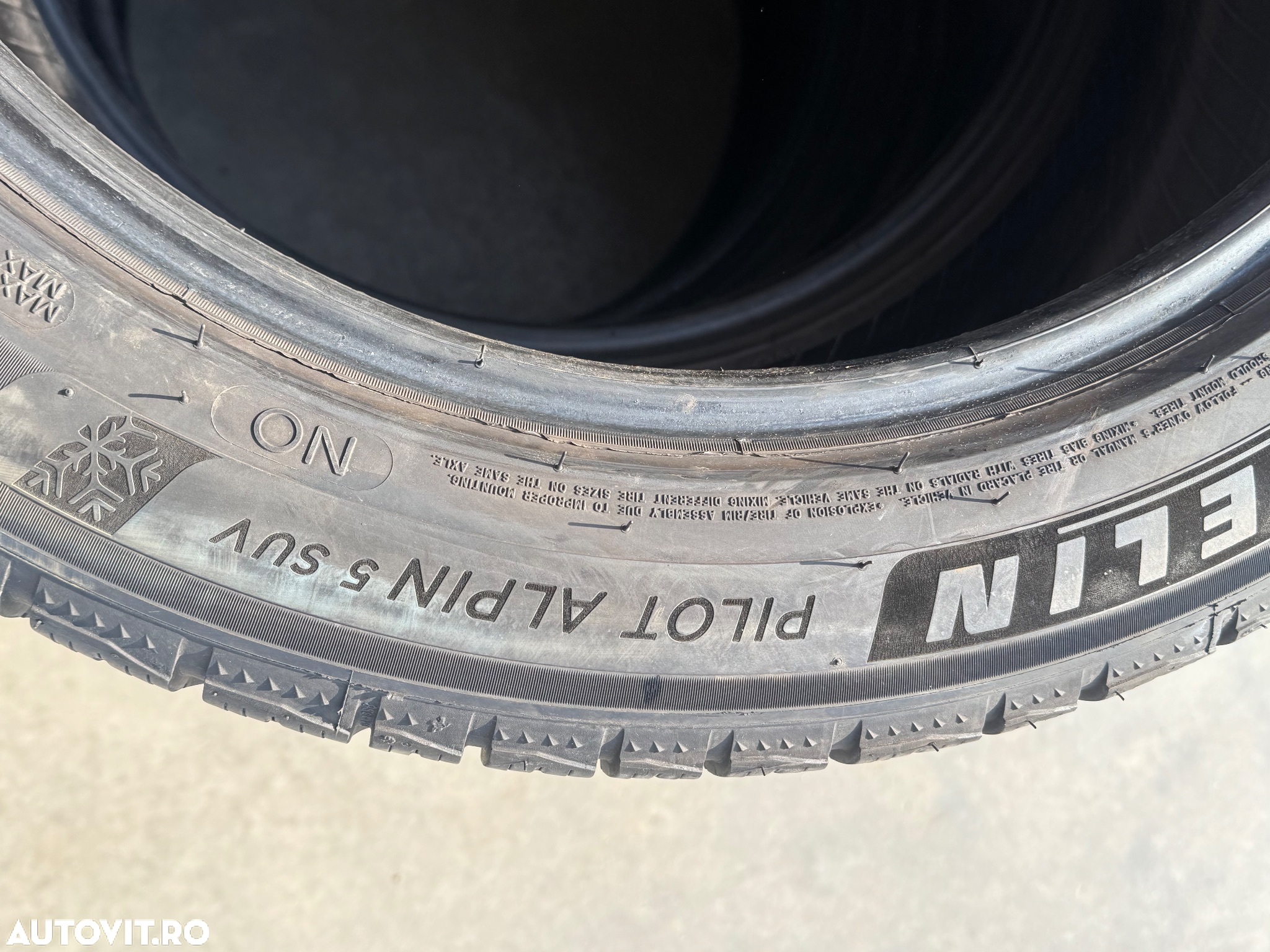 Vând set anvelope 275/45/20-305/40/20 Michelin de iarnă sh - 12