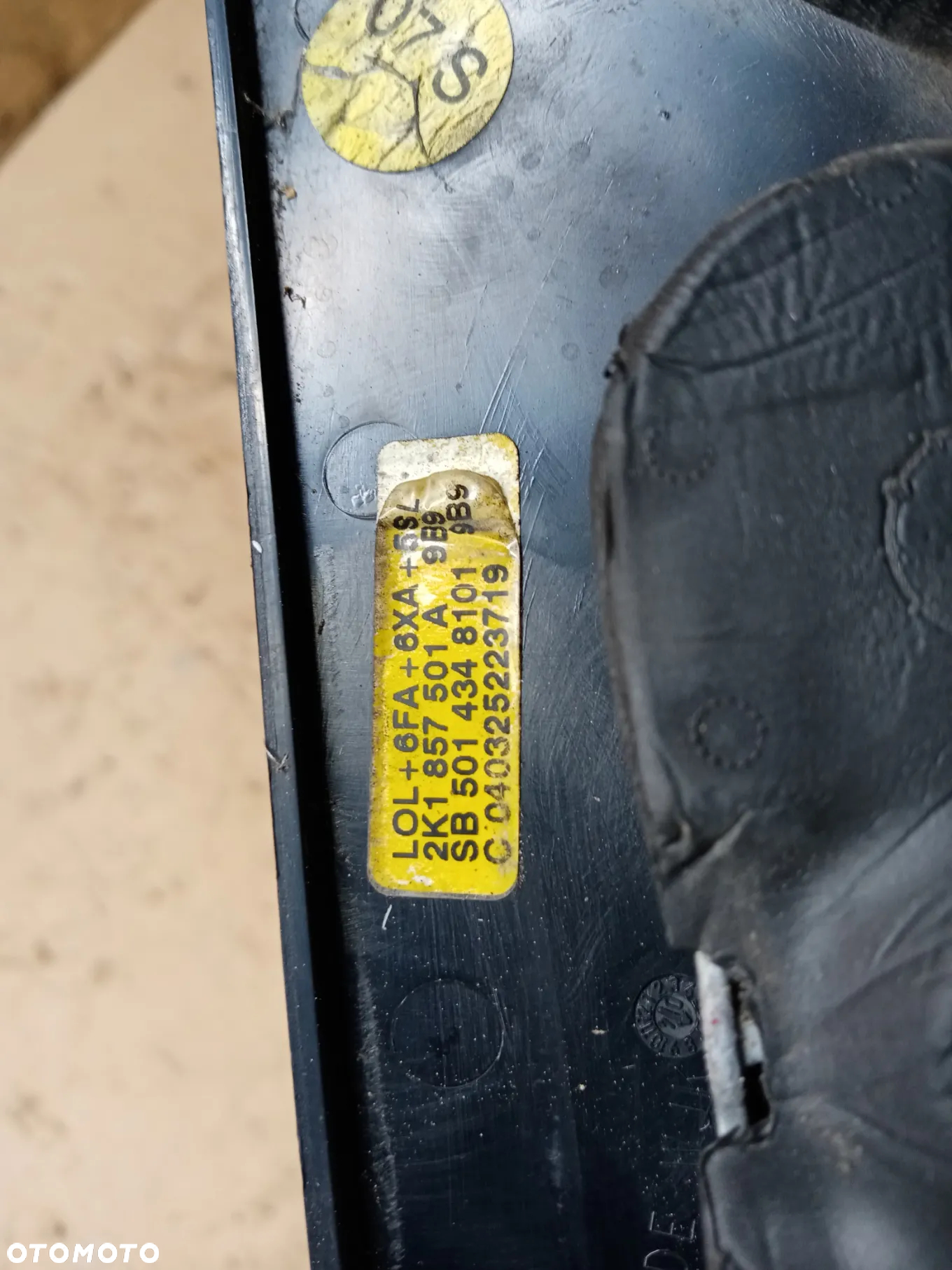 Lusterko zewnętrzne lewe manualne Europa VW Caddy III 2K1857501A - 8