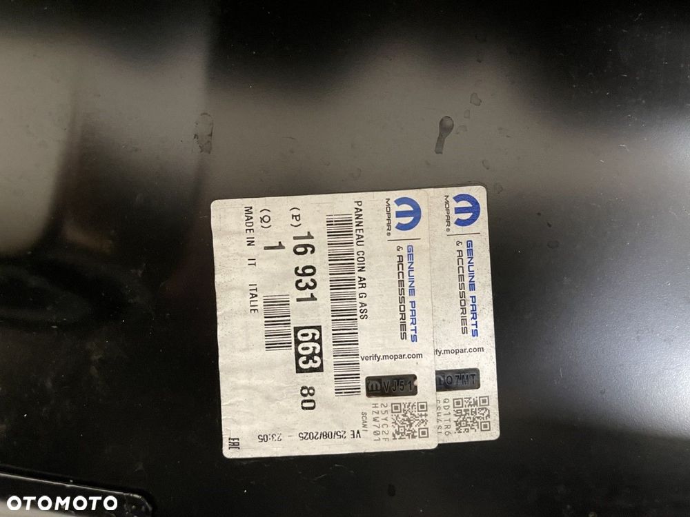 NOWY ORYGINALNY TYLNY LEWY BŁOTNIK NAROŻNIK SŁUPEK PEUGEOT BOXER JUMPER FIAT DUCATO III 14-25 - 5