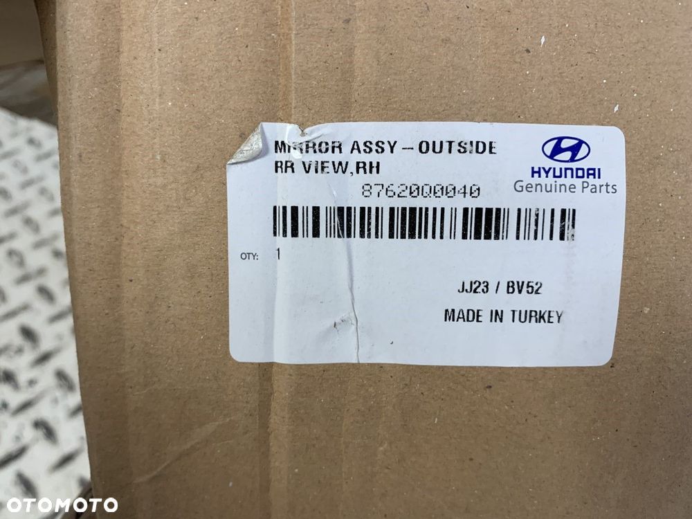 NOWE ORYGINALNE LUSTERKO PRAWE ZEWNĘTRZNE HYUNDAI I20 III 3 BAYON 87627–Q0080 - 6