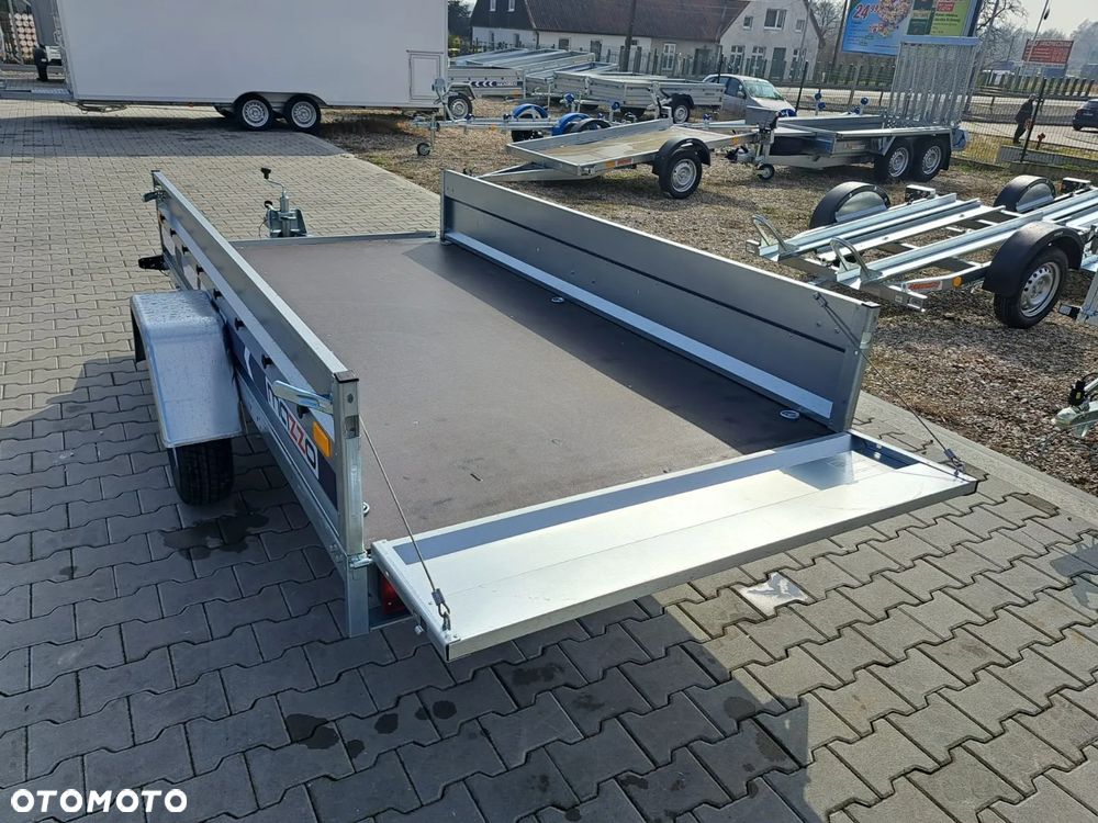 Niewiadów DOSTAWA! Przyczepka lekka wym. 263x132x35, BEG7527U, UCHYLNA jednoosiowa! Burty przód/tył uchylne i demontowalne, kat. B - 6