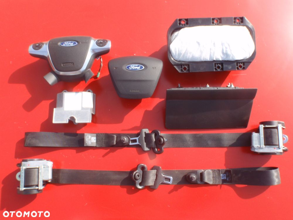 FORD MUSTANG B-MAX C-MAX S-MAX KUGA GALAXY TRANSIT TOURNEO COURIER CUSTOM CONNECT FLEX RANGER EXPLORER EXPEDITION ESCAPE PUMA MONDEO FUSION FOCUS FIESTA KA PLUS + EDGE ECOSPORT PODUSZKA POWIETRZNA KURTYNA FOTELA W FOTEL AIRBAG PASY PAS NAPINACZ DOPINACZ DESKA KONSOLA - 16