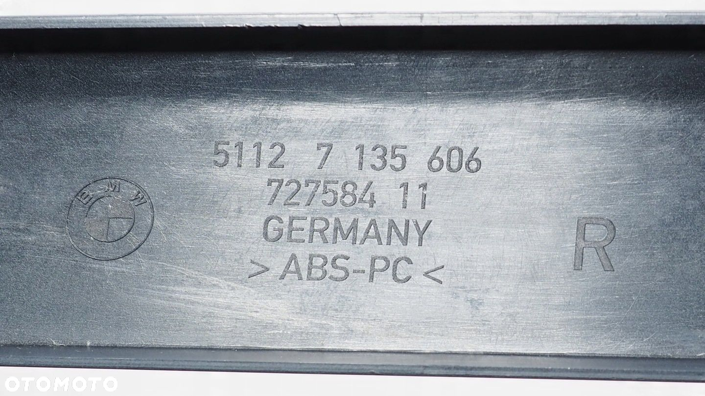 BMW 7 E65 E66 lift listwa zderzaka prawa przód - 4