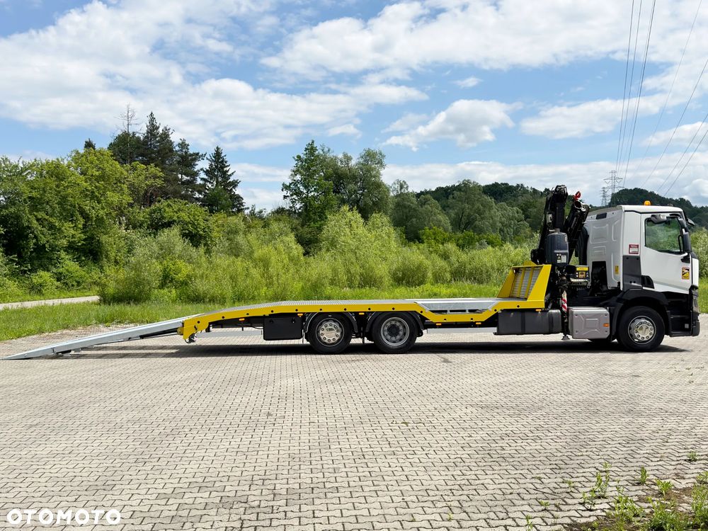 Renault T 380 * LAWETA 7,40 m * FASSI F120 B.2.22 + PILOT * STAN BDB - 9